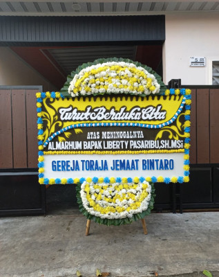 Papan Bunga Duka di Kronjo