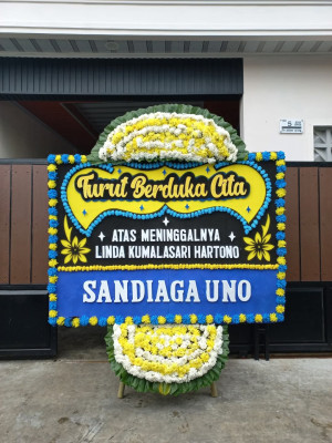 Papan Bunga Duka di Kronjo